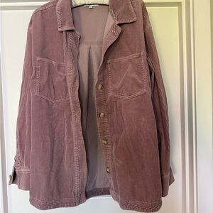 Madewell Mauve Corduroy Jacket